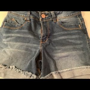 Fashion Nova shorts with frayed cuff